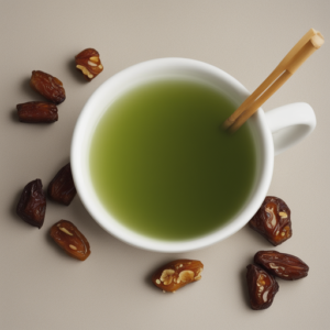 green tea with dates